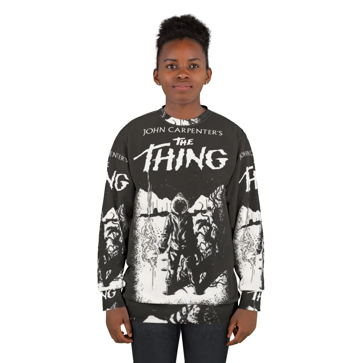 1982 The Thing John Carpenter Horror Movie Sweatshirt