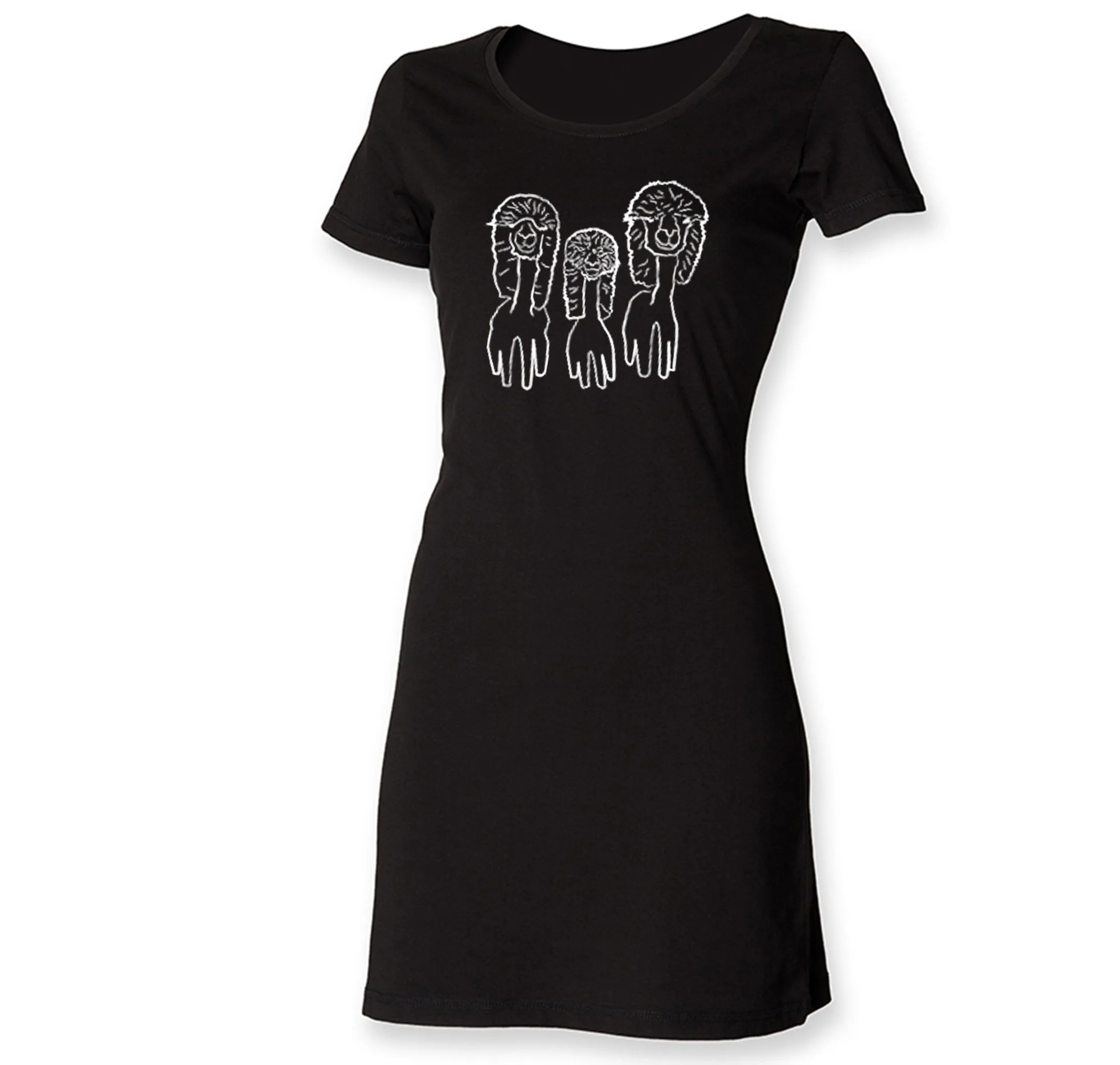 Alpacas t-shirt dress