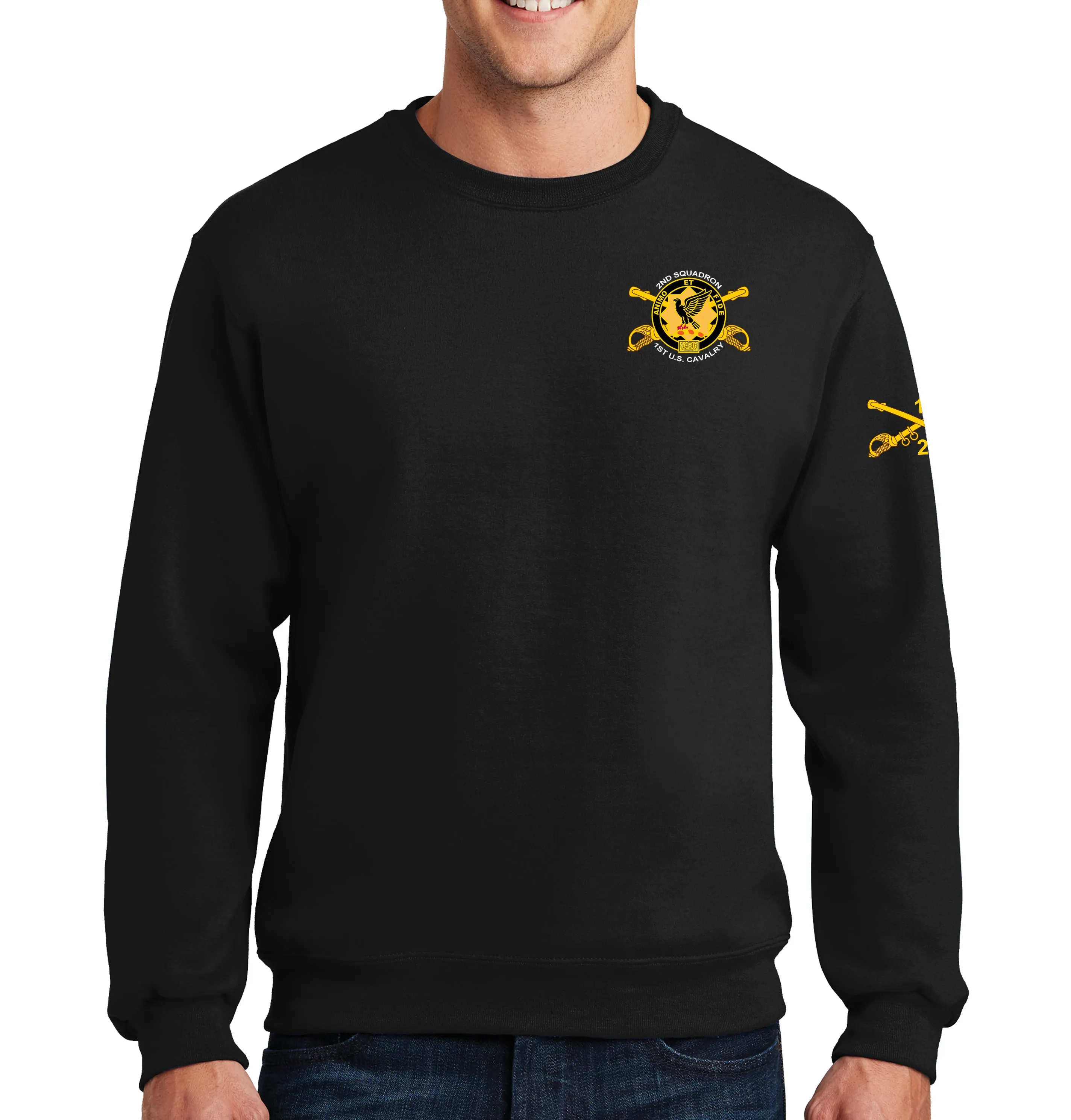 Hatchet Crewneck Unisex Sweatshirt (Color Design). This shirt IS approved for PT.