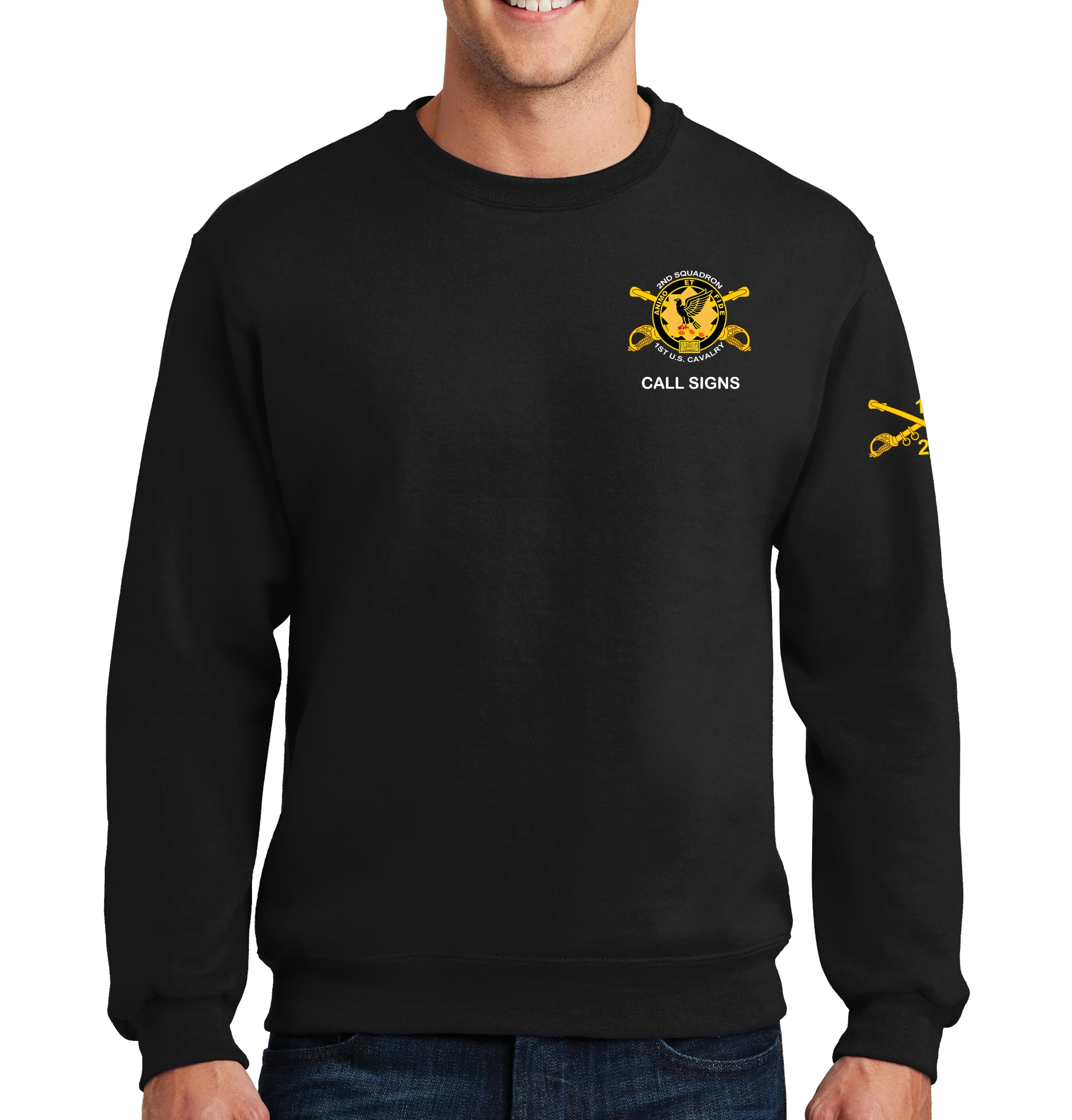 Hatchet Crewneck Unisex Sweatshirt (Color Design). This shirt IS approved for PT.