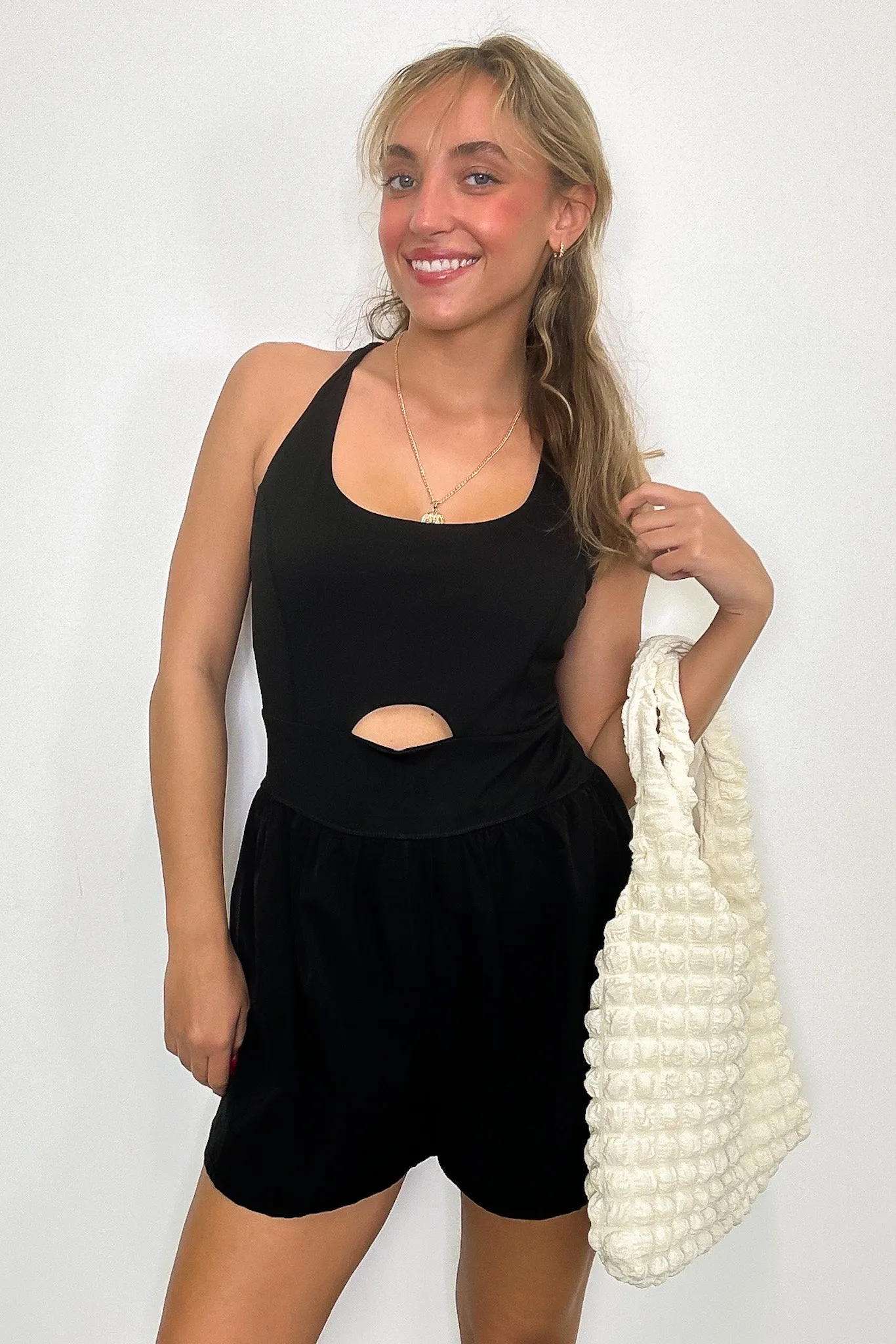 Haylee Cutout Active Romper
