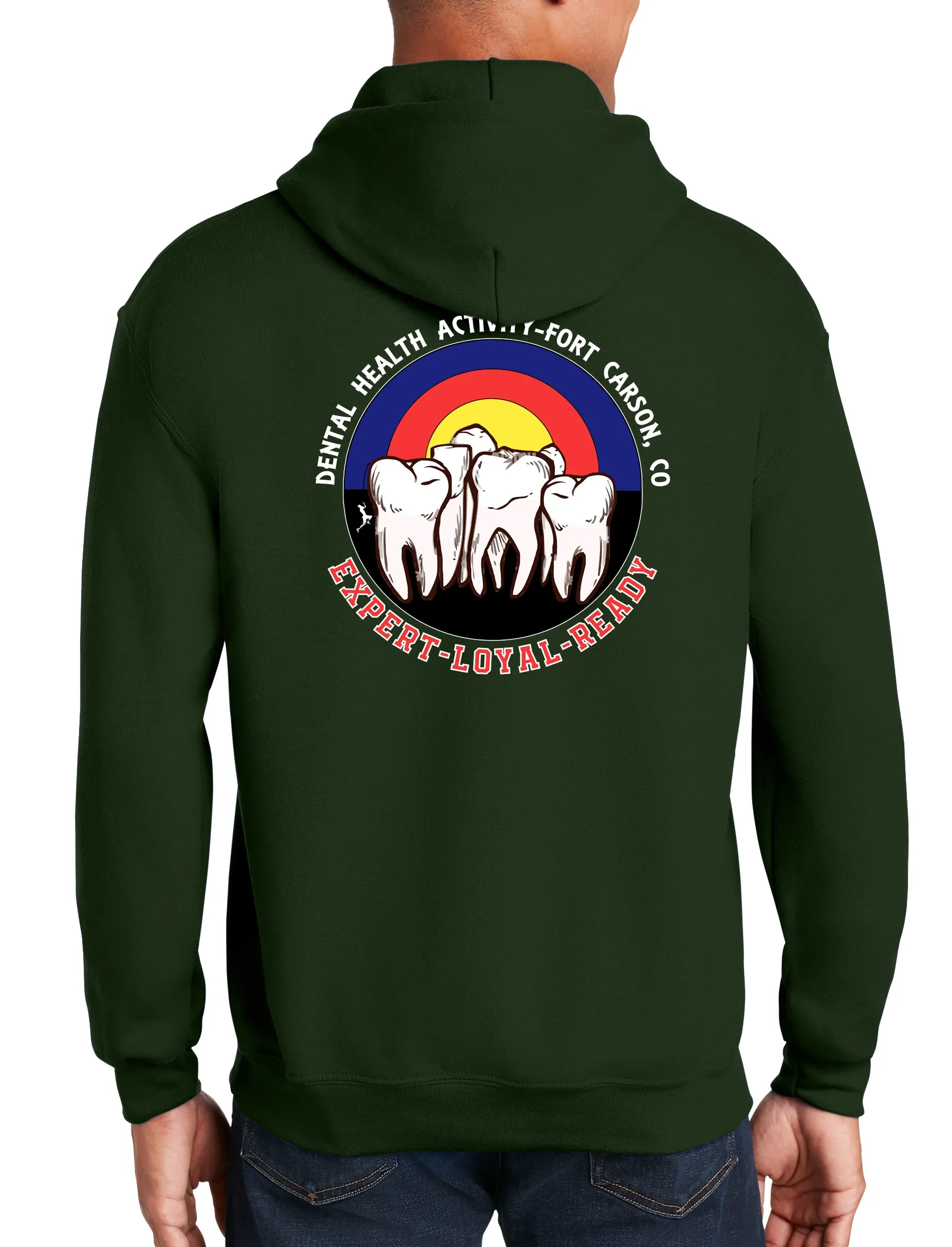 Hoodie Unisex Sweatshirt. This sweatshirt comes in multiple colors.