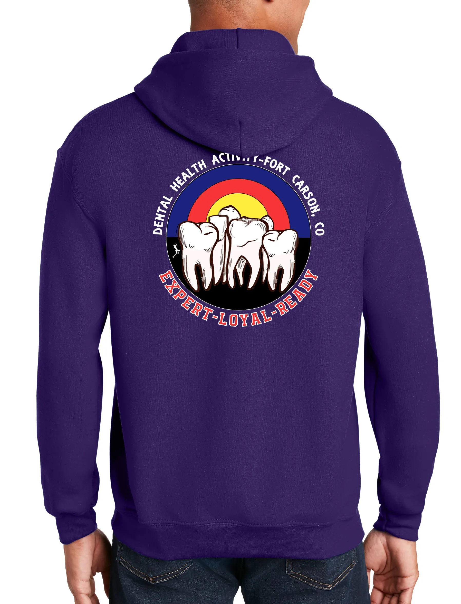 Hoodie Unisex Sweatshirt. This sweatshirt comes in multiple colors.