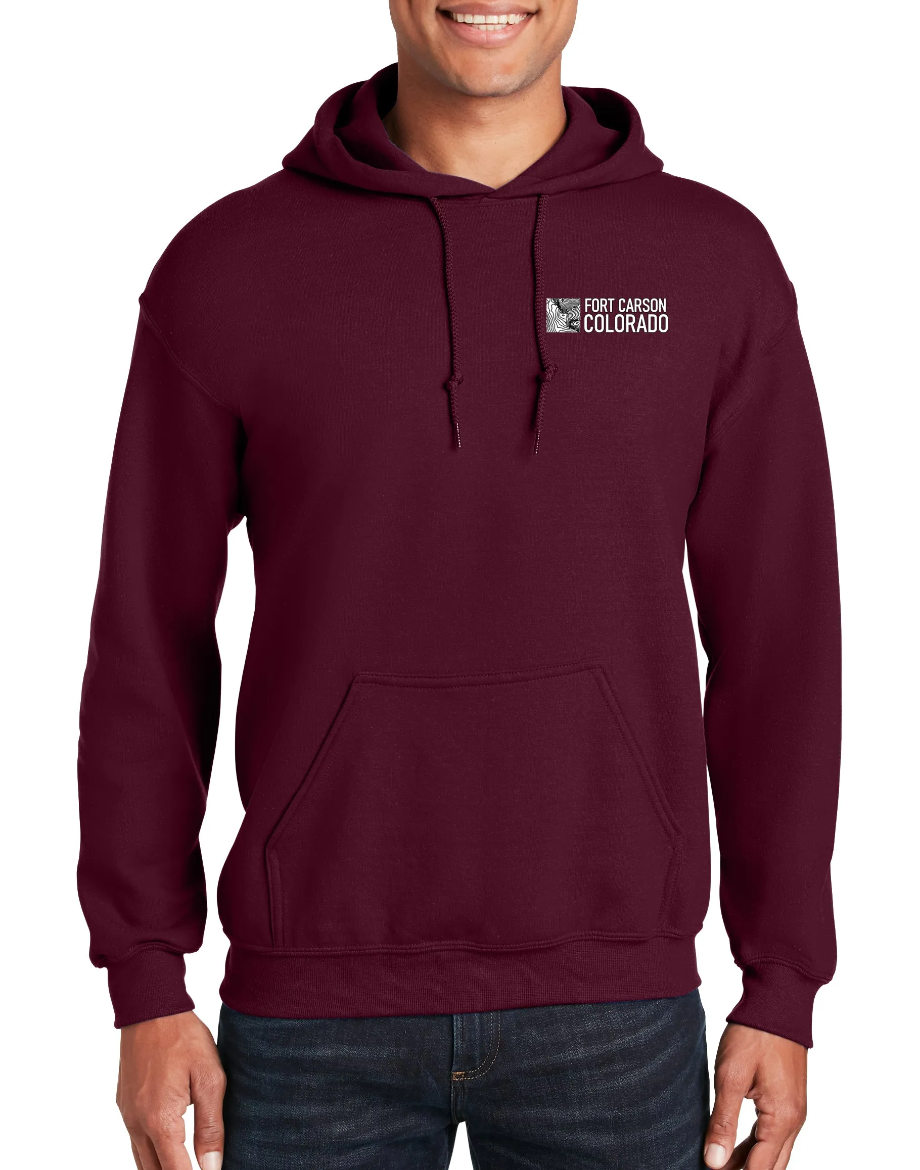 Hoodie Unisex Sweatshirt. This sweatshirt comes in multiple colors.