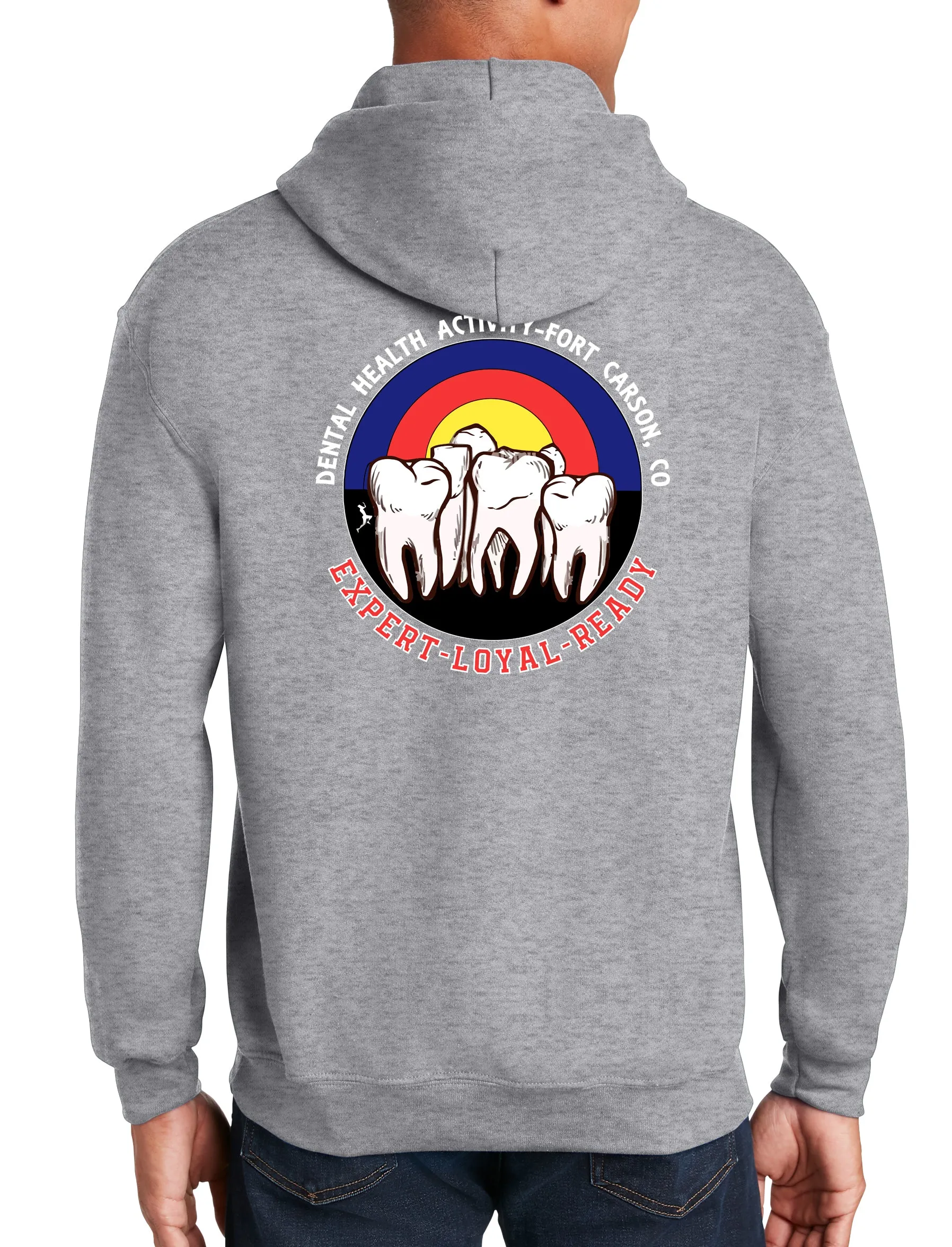 Hoodie Unisex Sweatshirt. This sweatshirt comes in multiple colors.