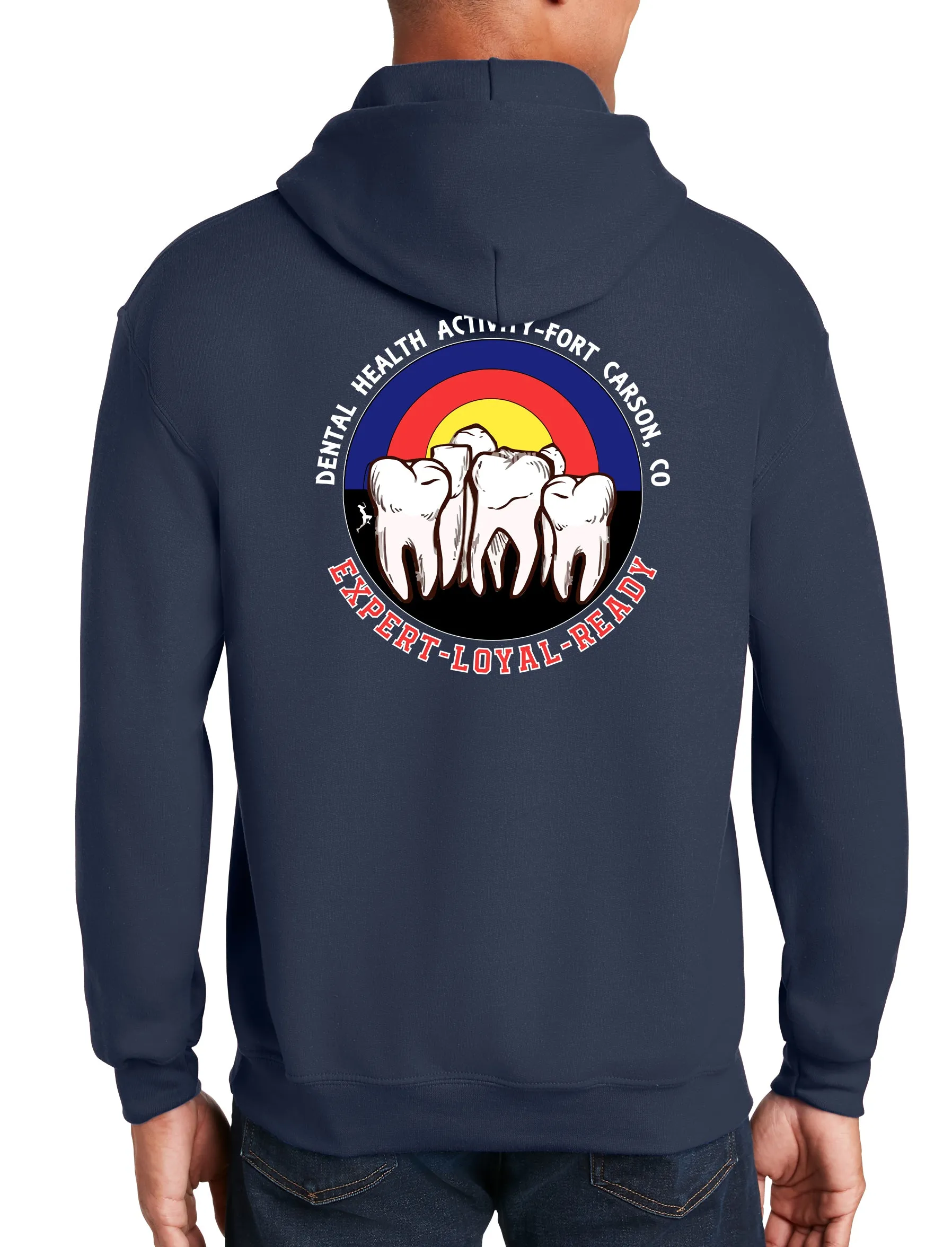 Hoodie Unisex Sweatshirt. This sweatshirt comes in multiple colors.