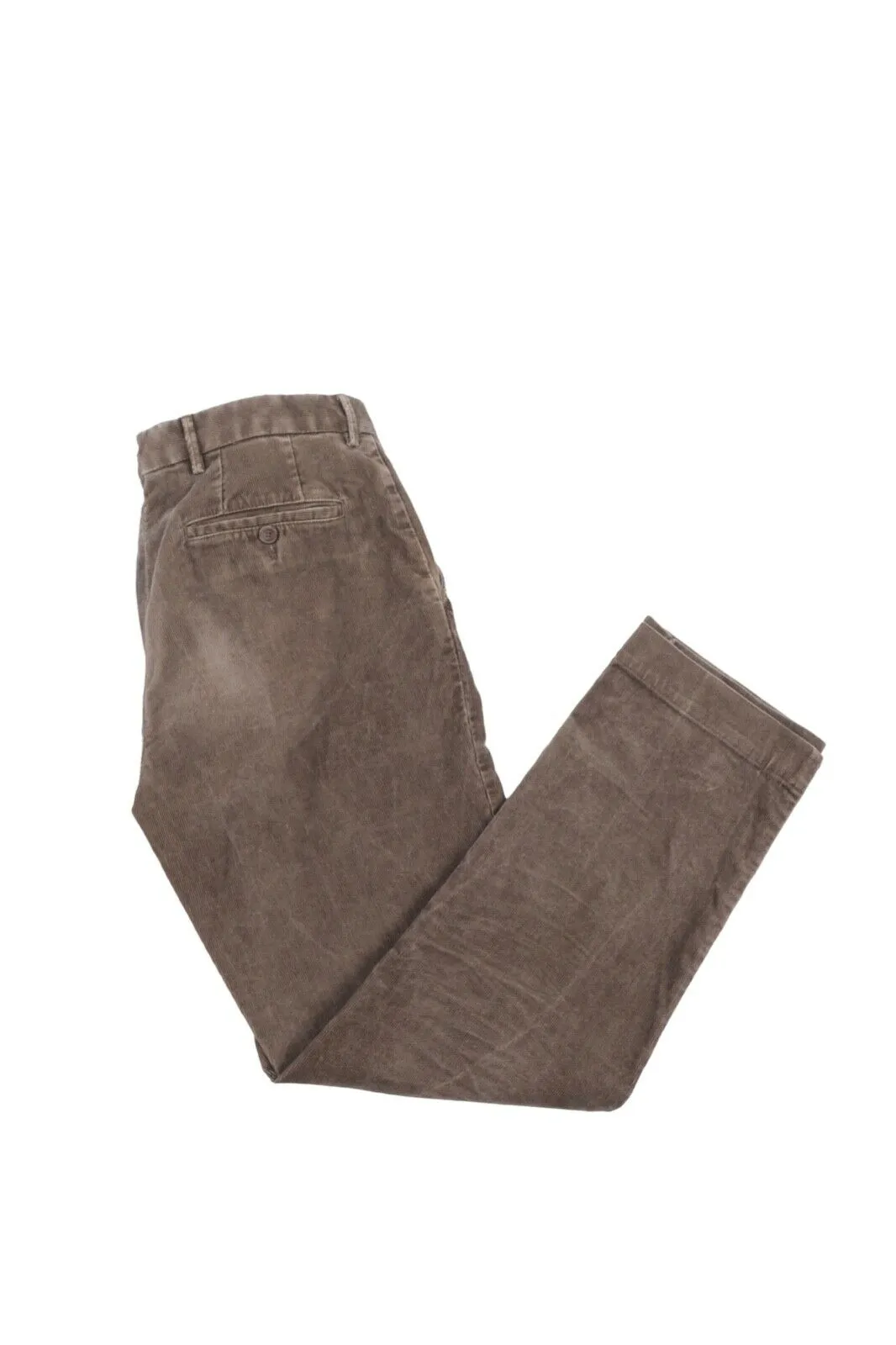 Men's HACKETT LONDON Ashby Brown Corduroy Cotton Chino Pants Trousers Size 32 L