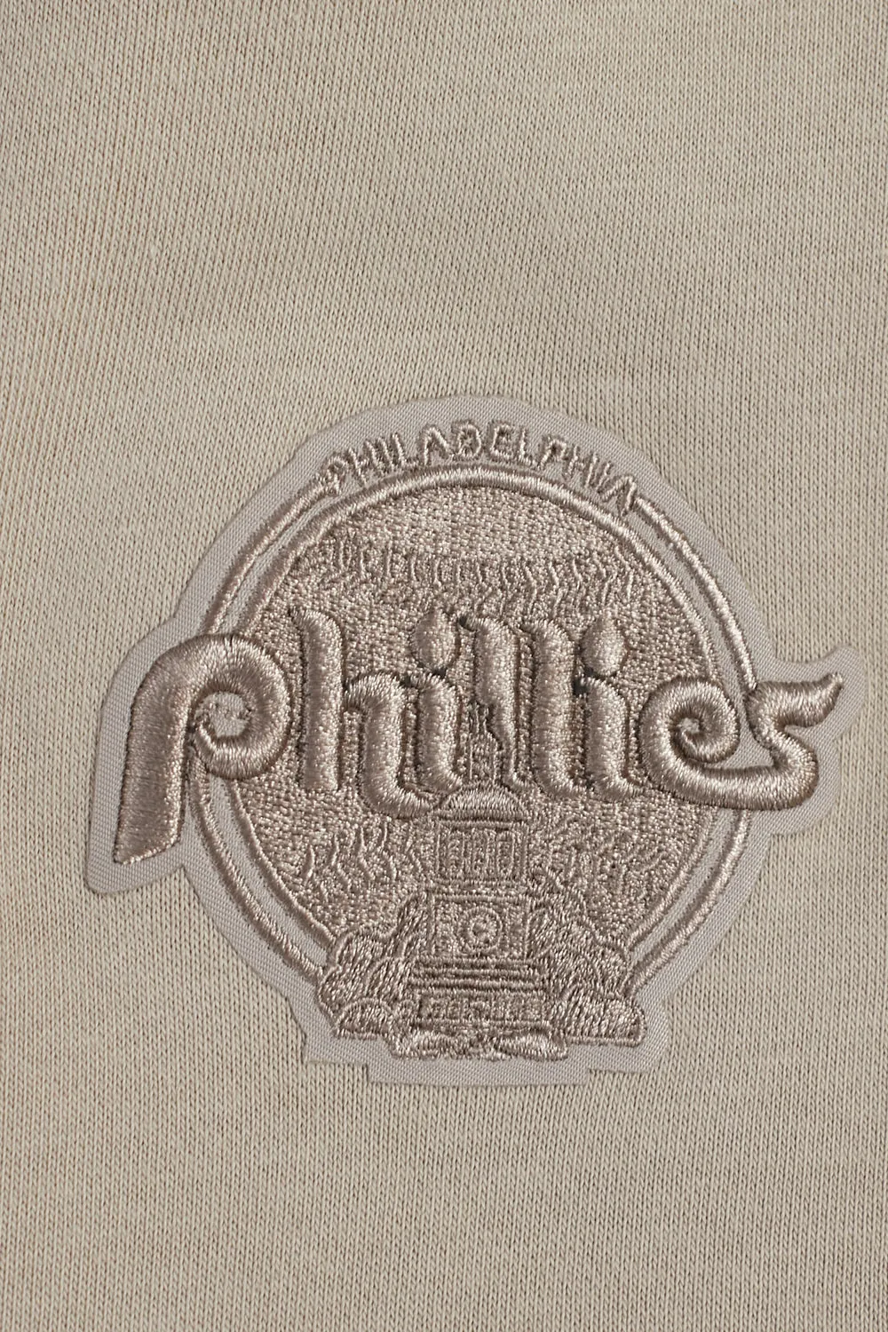 MLB PHILADELPHIA PHILLIES RETRO NEUTRAL WOMEN'S CREWNECK (TAUPE)