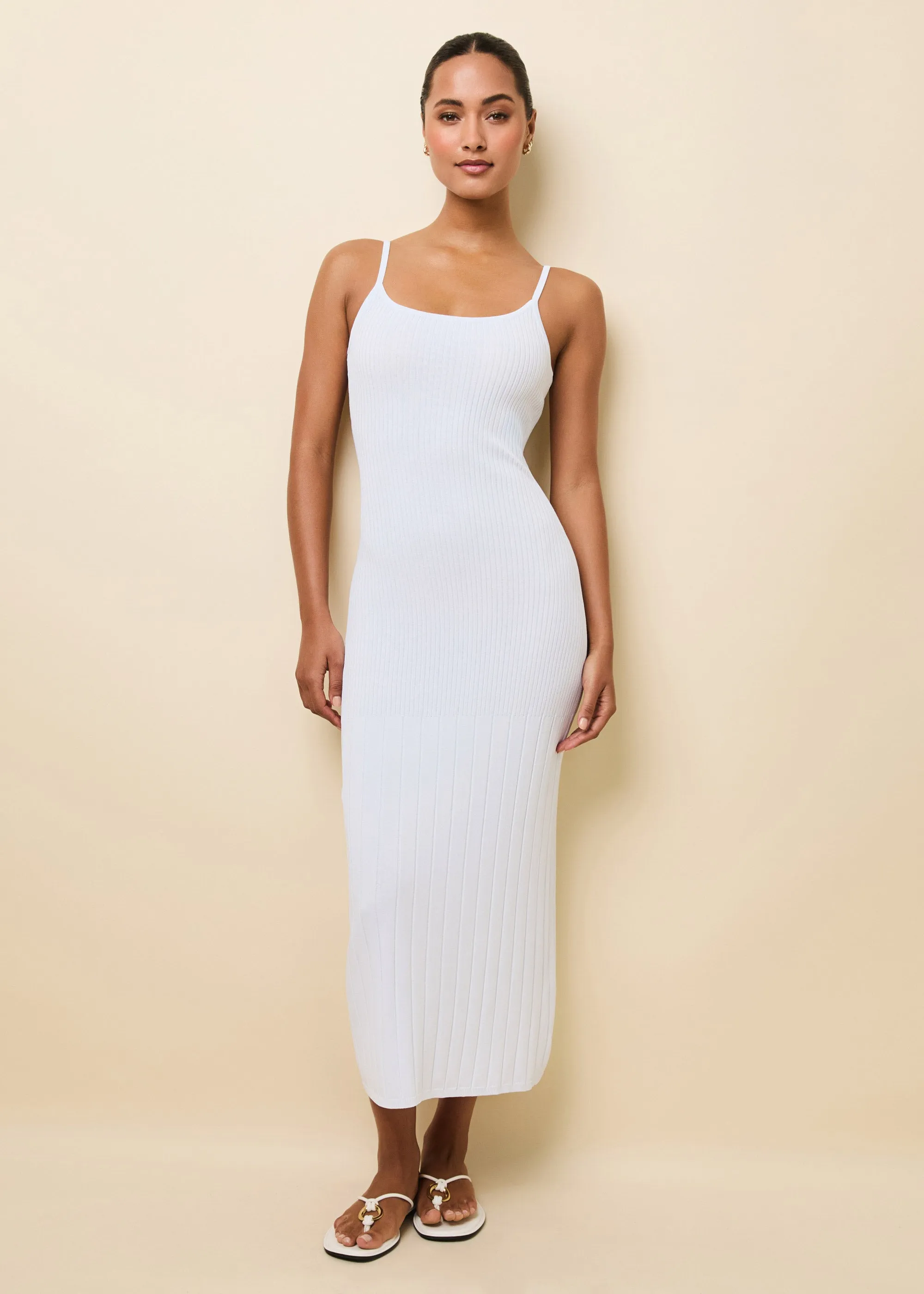Noel Dress Optic White