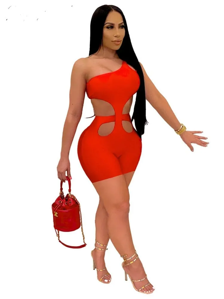 Over The Shoulder One Piece Romper