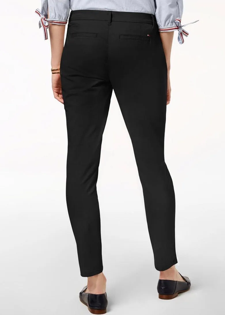 Tommy Hilfiger Womens Montauk Cotton Ankle Chino Pants