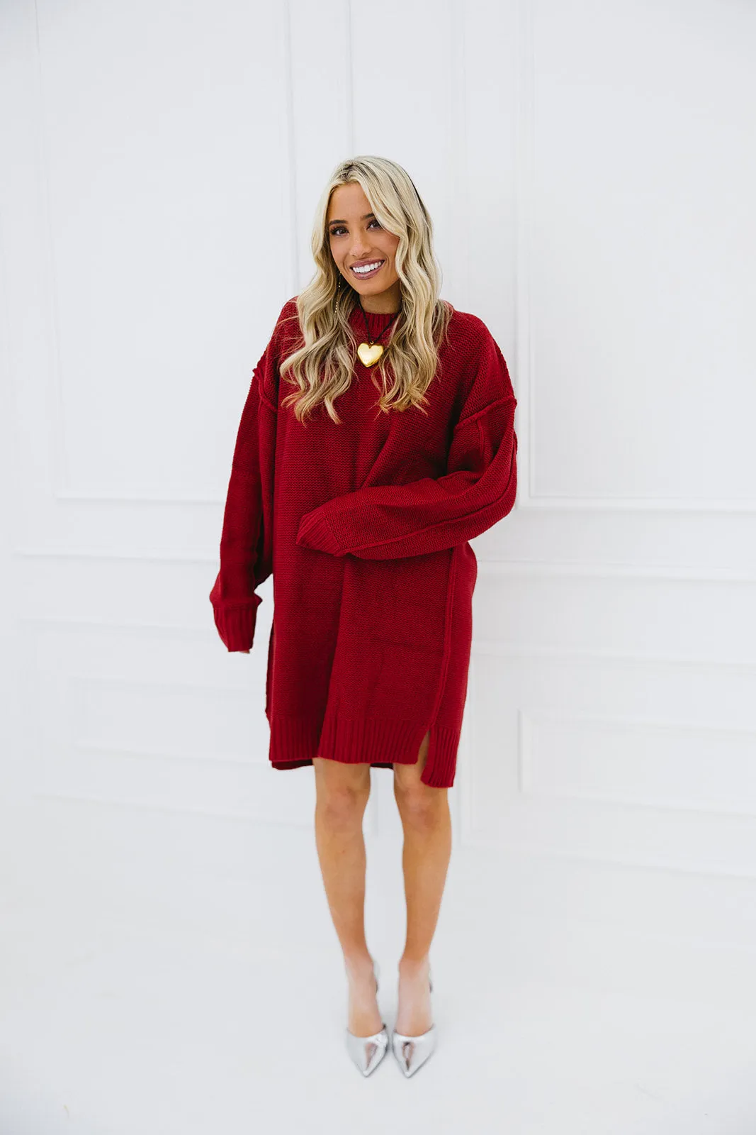 Walker Mini Dress - Red