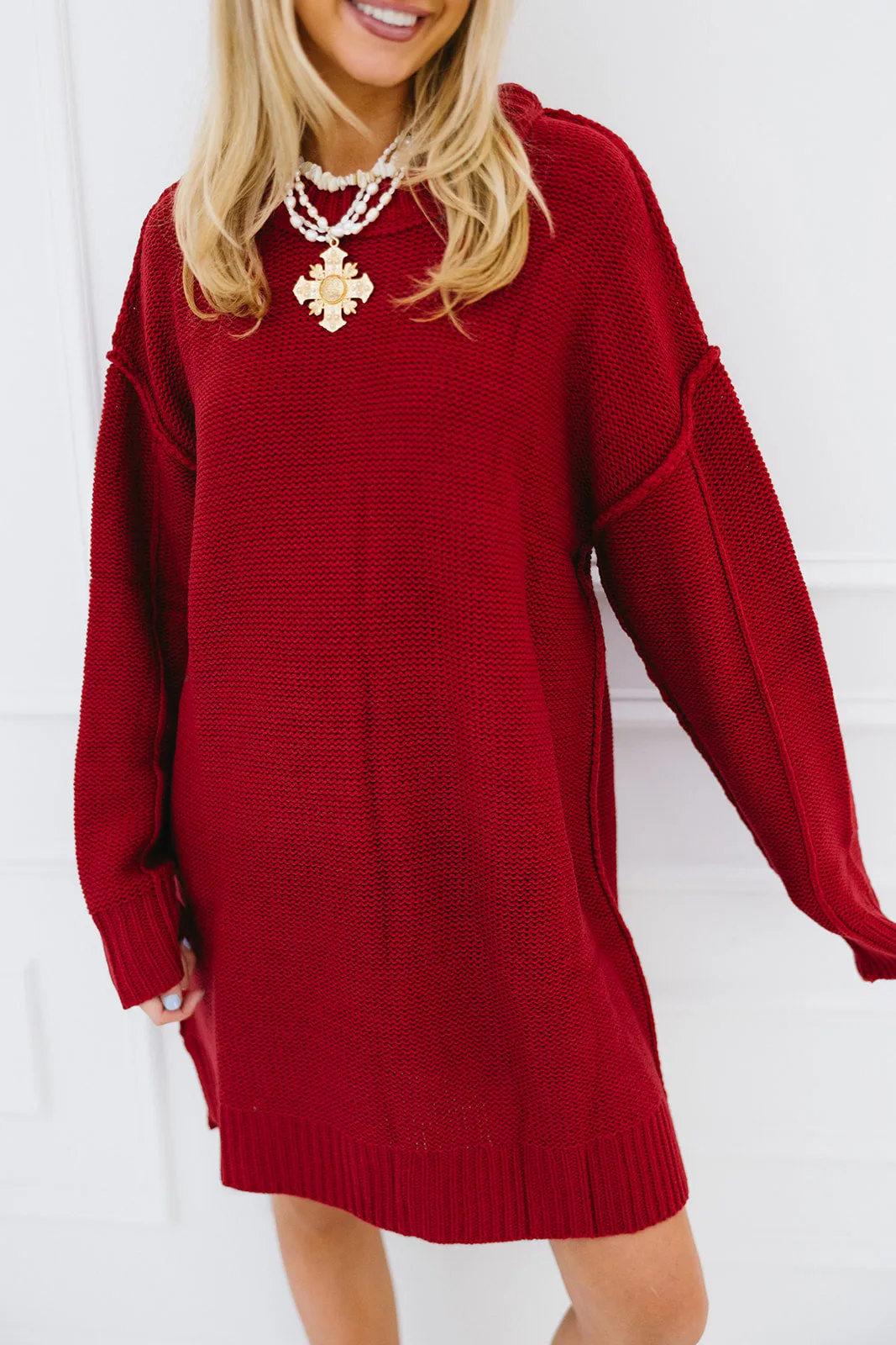 Walker Mini Dress - Red